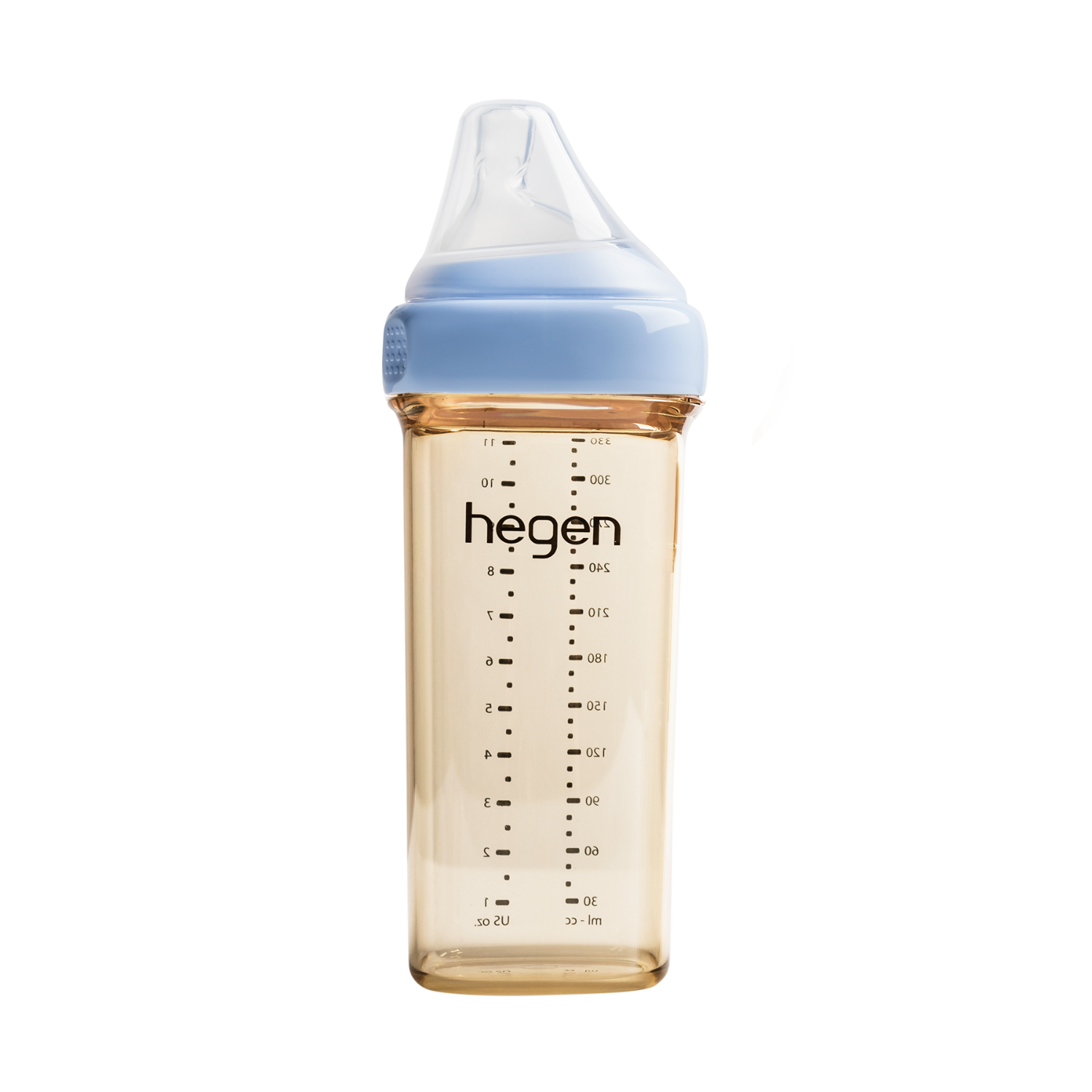 Hegen PCTO™ 330ml/11oz Feeding Bottle PPSU BLUE with Fast Flow Nipple (6 months and beyond)