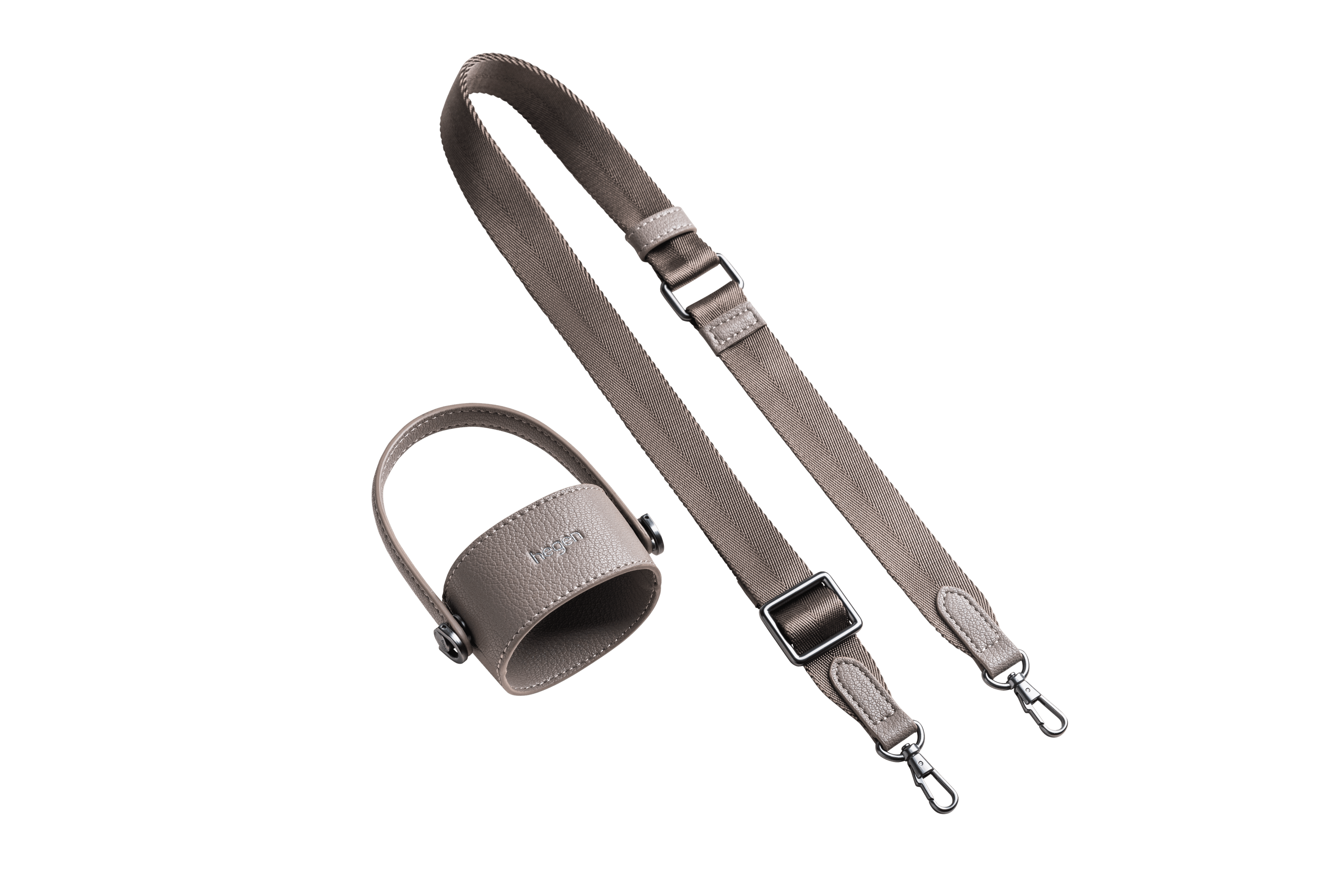 Hegen Bottle Strap Taupe Grey - hegen.us