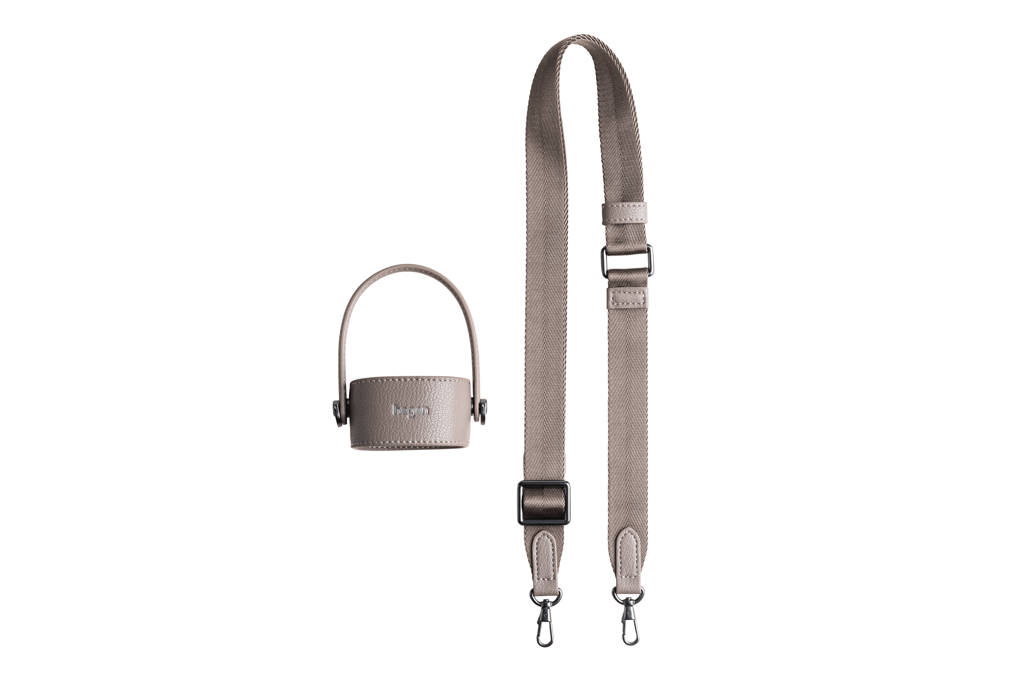 Hegen Bottle Strap Taupe Grey - hegen.us