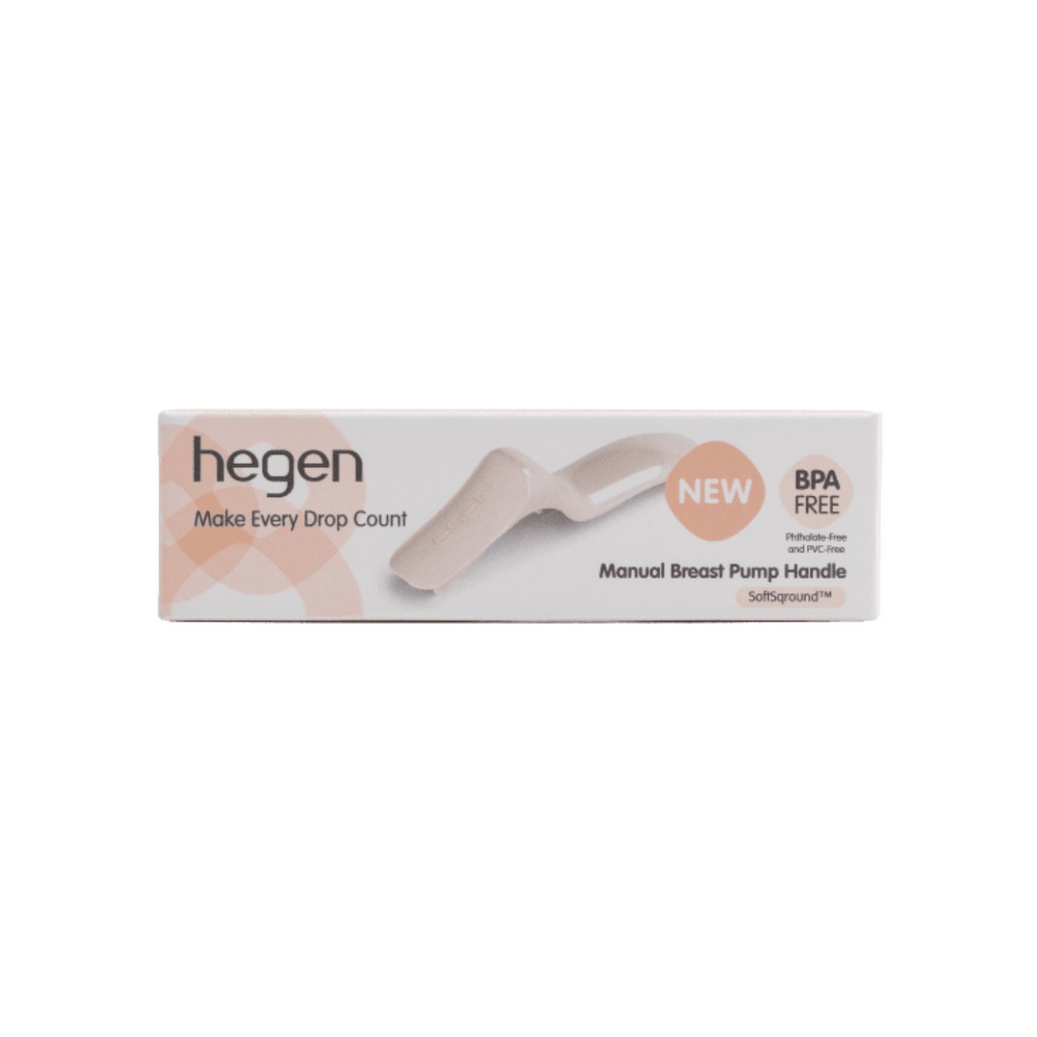 Hegen Manual Breast Pump Handle (SoftSqround™) - hegen.us