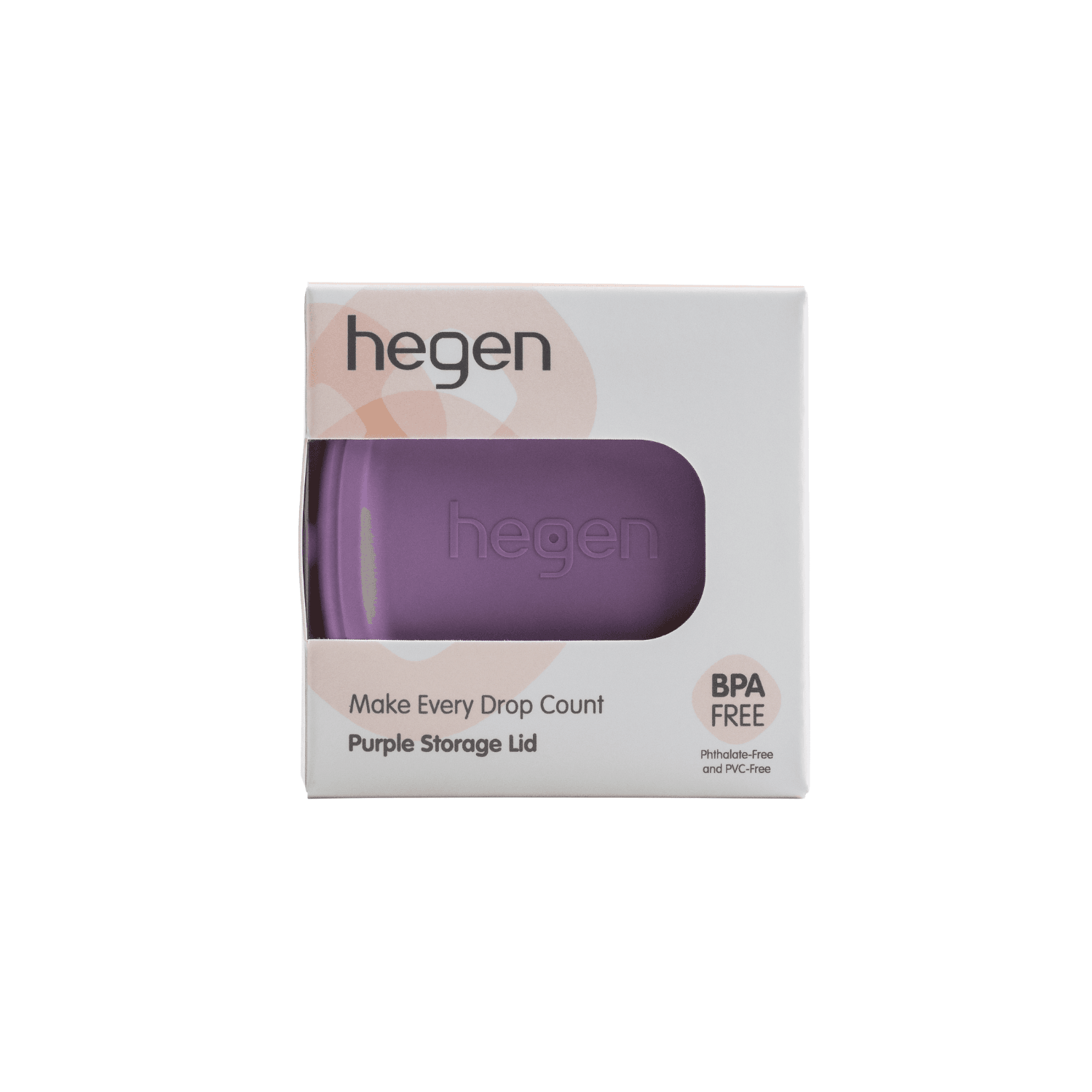 Hegen PCTO™ Breast Milk Storage Lid Purple - hegen.us