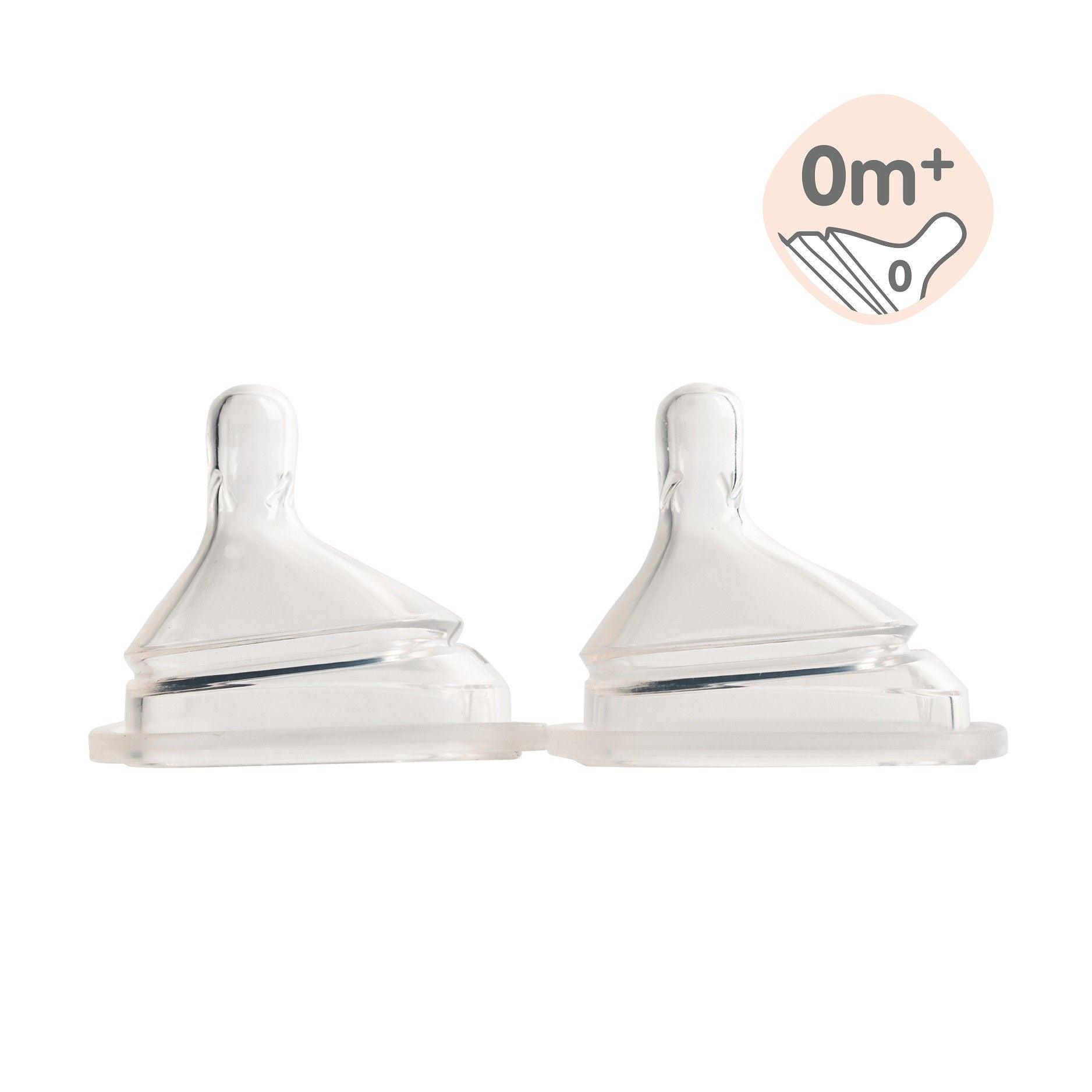 Hegen Nipple Extra Slow Flow, 2-Pack (0 months) - hegen.us