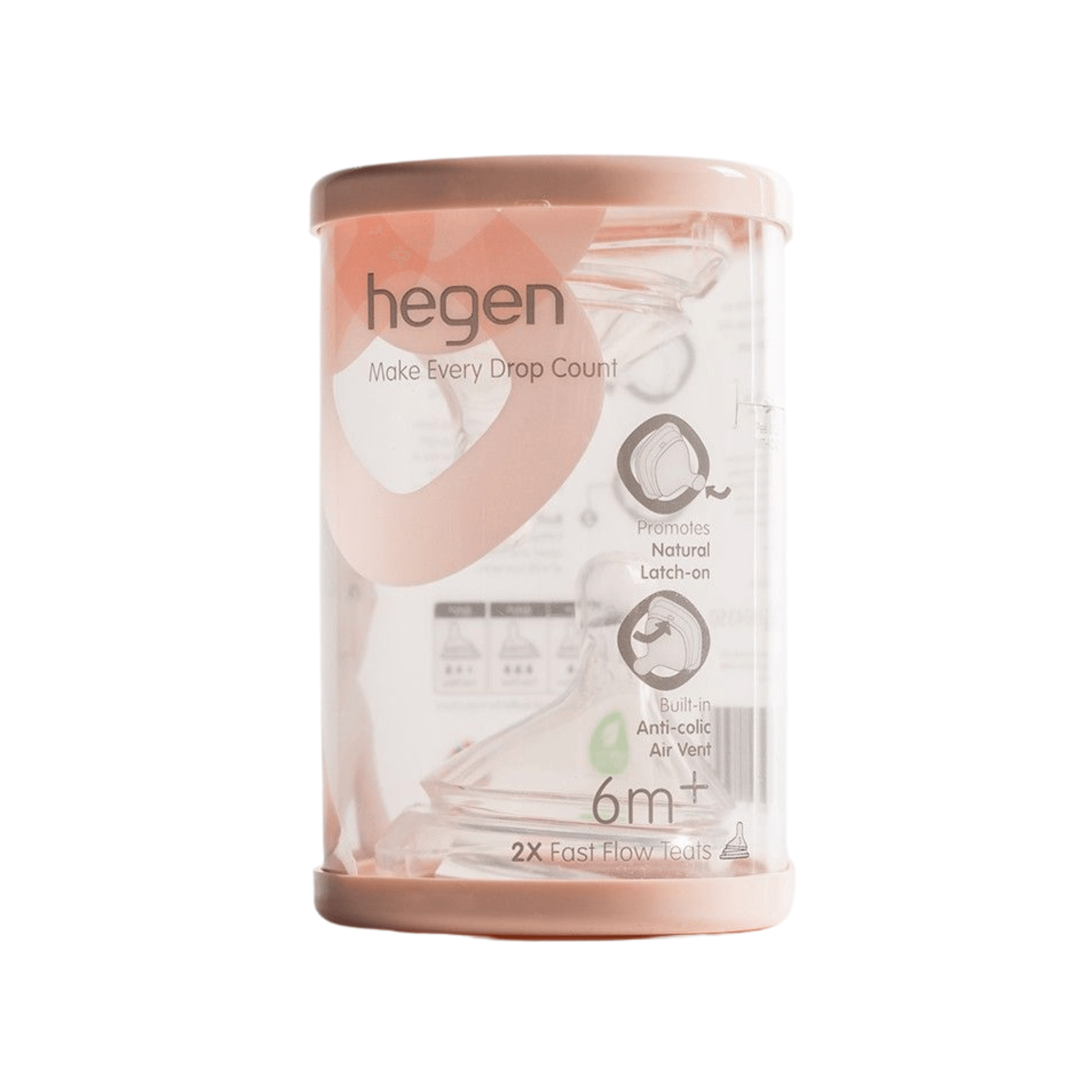 Hegen Teat Fast Flow, 2-Pack (6 months and beyond) - hegen.us