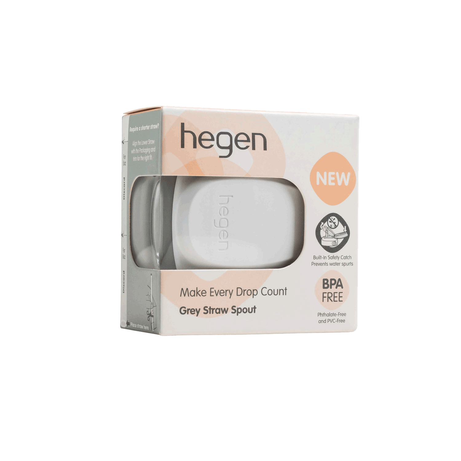 Hegen PCTO™ Straw Spout Grey (New)