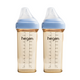 Hegen PPSU Baby Bottle - 6 Months Plus - 330ml/11oz - Blue - 2-Pack