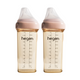 Hegen PPSU Baby Bottle - 6 Months Plus - 330ml/11oz - Pink - 2-Pack