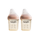 Hegen PPSU Baby Bottle - 1 to 3 Months 150ml/5oz - Pink - 2-Pack