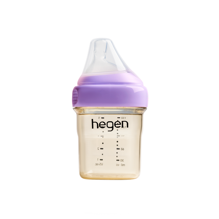 Hegen PPSU Baby Bottle - 1 to 3 Months - 150ml/5oz - Purple