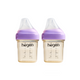 Hegen PPSU Baby Bottle - 1 to 3 Months 150ml/5oz - Purple - 2-Pack