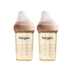 Hegen PPSU Baby Bottle - 3 to 6 Months - 240ml/8oz - Pink - 2-Pack
