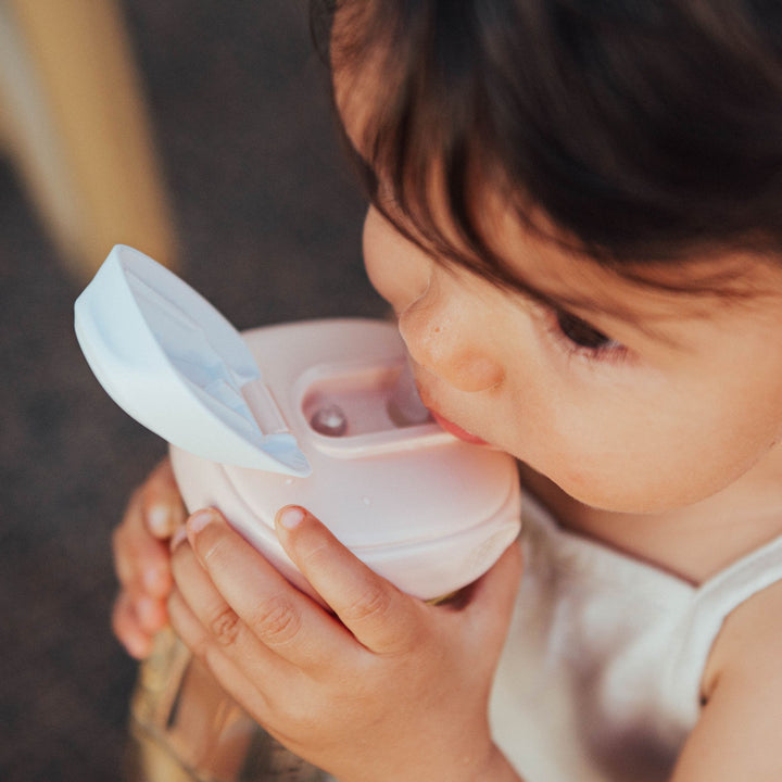 Hegen PPSU Straw Cup - 9 Months Plus - 330ml/11oz - Pink