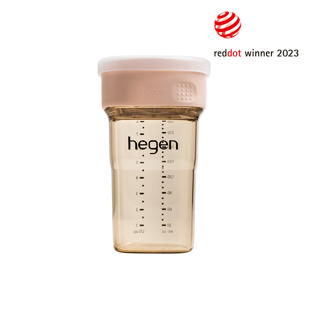 Hegen PCTO™ 240ml/8oz All-Rounder Cup PPSU Pink (12 months and above) - hegen.us