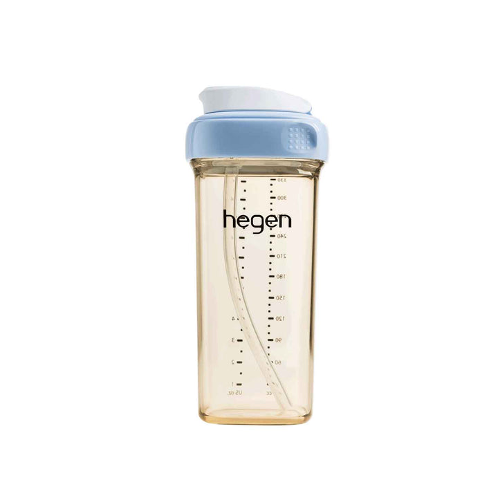Hegen PPSU Straw Cup - 9 Months Plus - 330ml/11oz - Blue