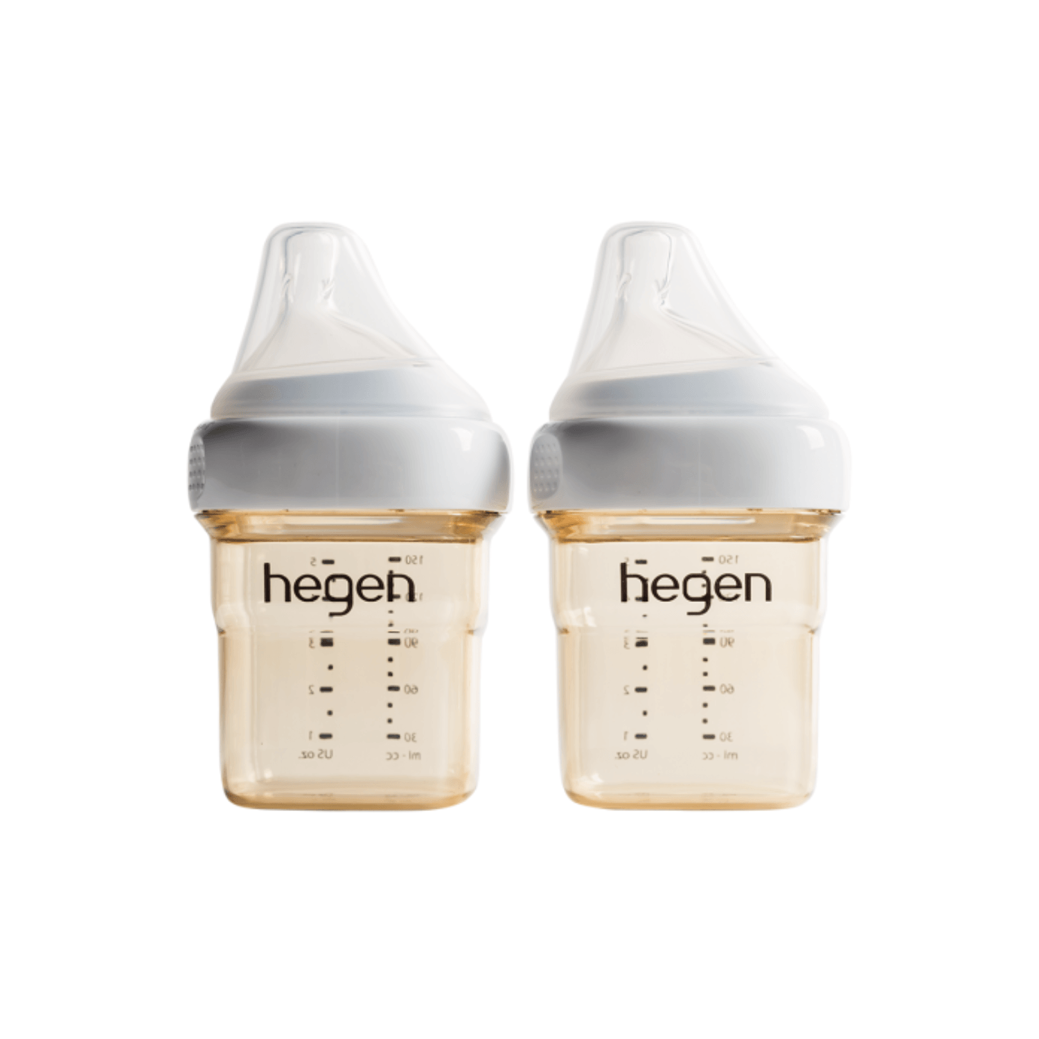 Hegen PCTO™ 150ml/5oz Feeding Bottle PPSU 2-Pack with 2 x Slow Flow Teat (1 to 3 months)