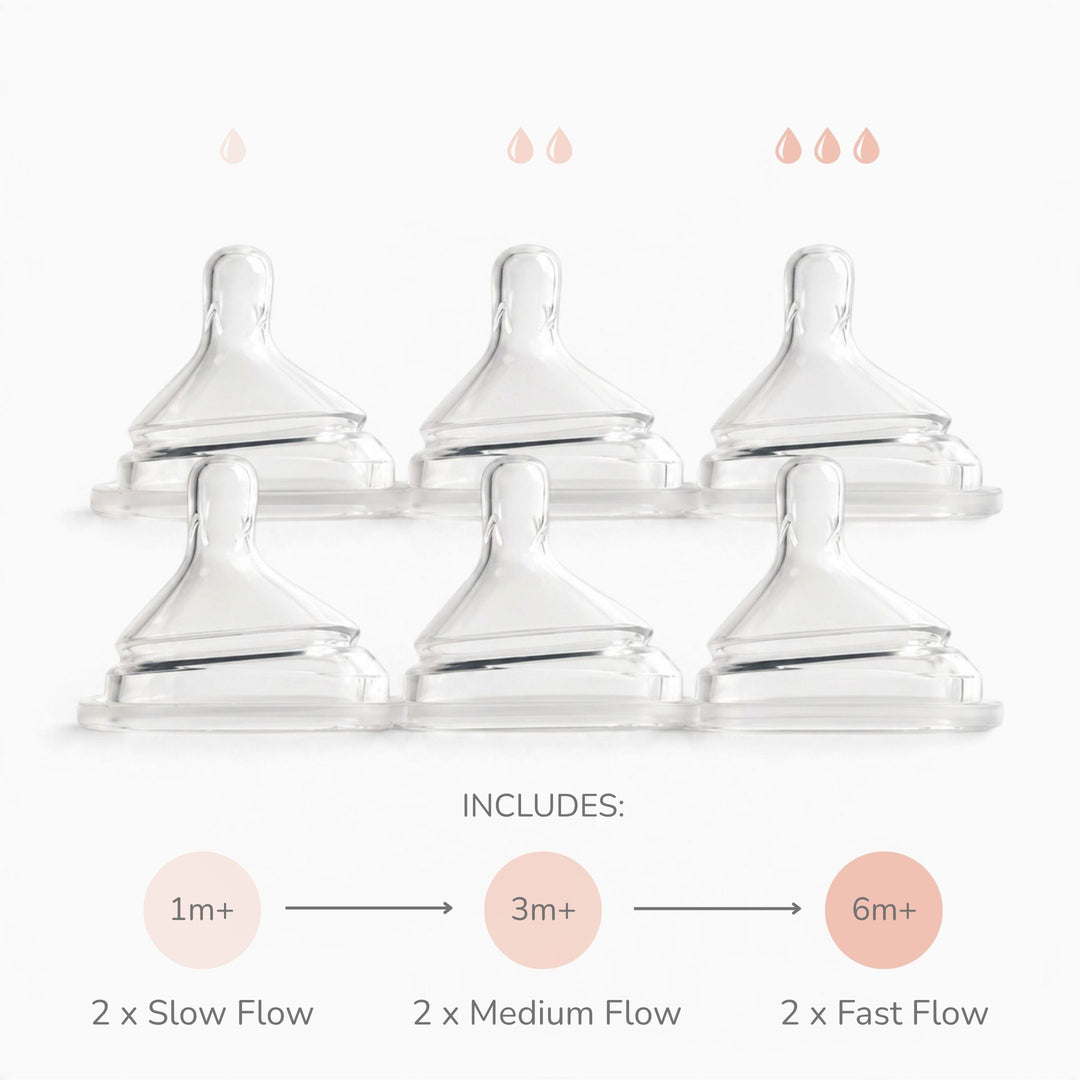 Grow With You Nipple Bundle (1 to 6 months)