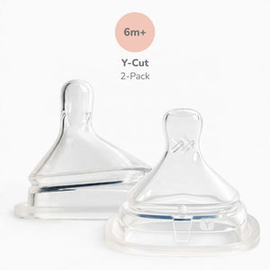 Hegen Nipple Thick Feed, 2-Pack (For thickened liquids)