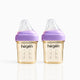 Hegen PPSU Anti-Colic Baby Bottle - 1 to 3 Months 150ml/5oz - Purple - 2-Pack