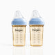 Hegen PPSU Anti-Colic Baby Bottle - 3 to 6 Months - 240ml/8oz - Blue - 2-Pack