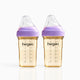 Hegen PPSU Anti-Colic Baby Bottle - 3 to 6 Months - 240ml/8oz - Purple - 2-Pack