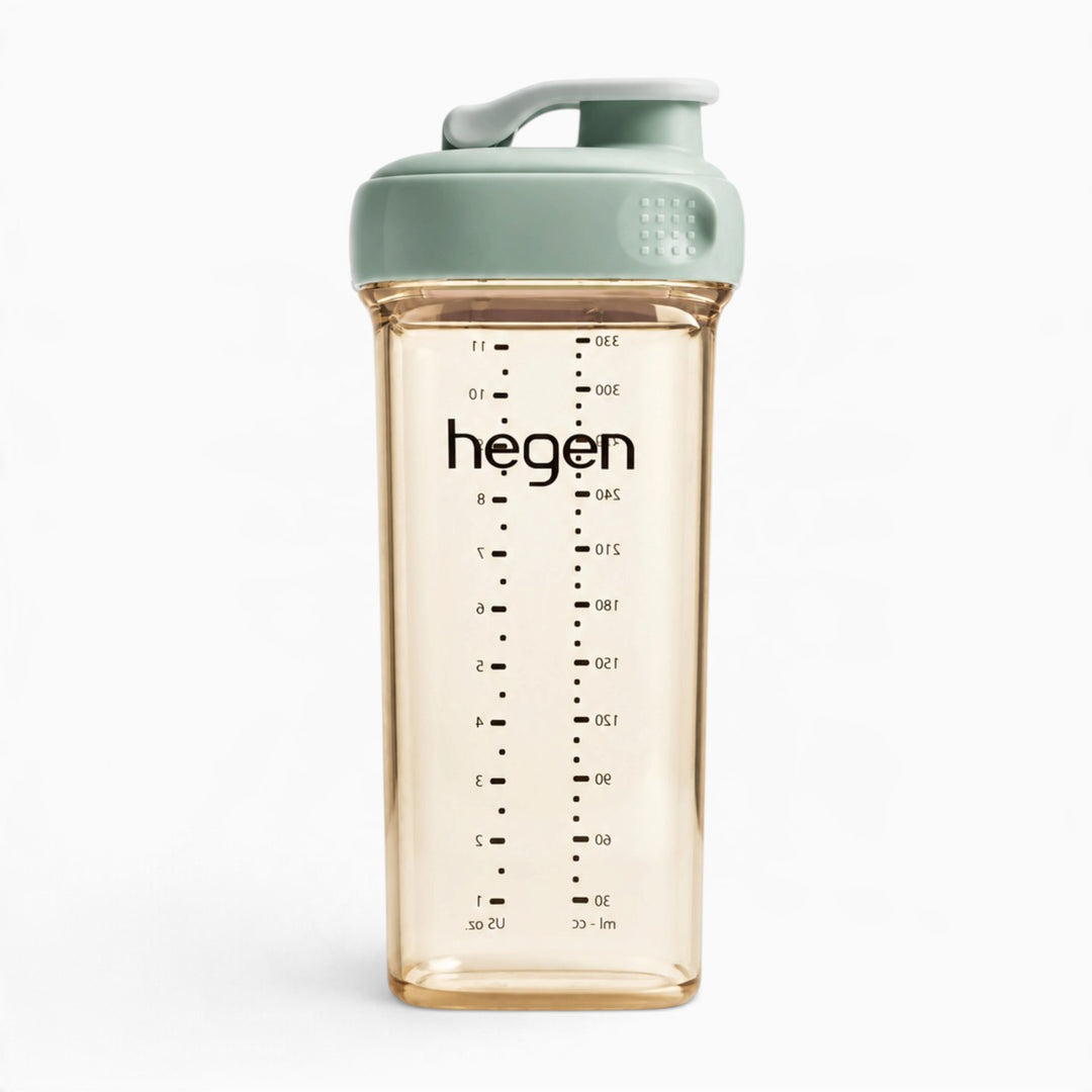 Hegen PPSU Drinking Bottle - 24 Months Plus - 330ml/11oz - Green