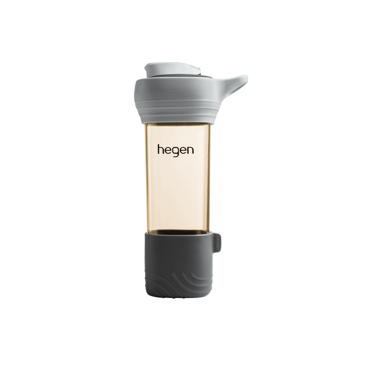 Hegen PPSU Lifestyle Bottle with Loop and Boot - 450ml/15oz - Slate Grey