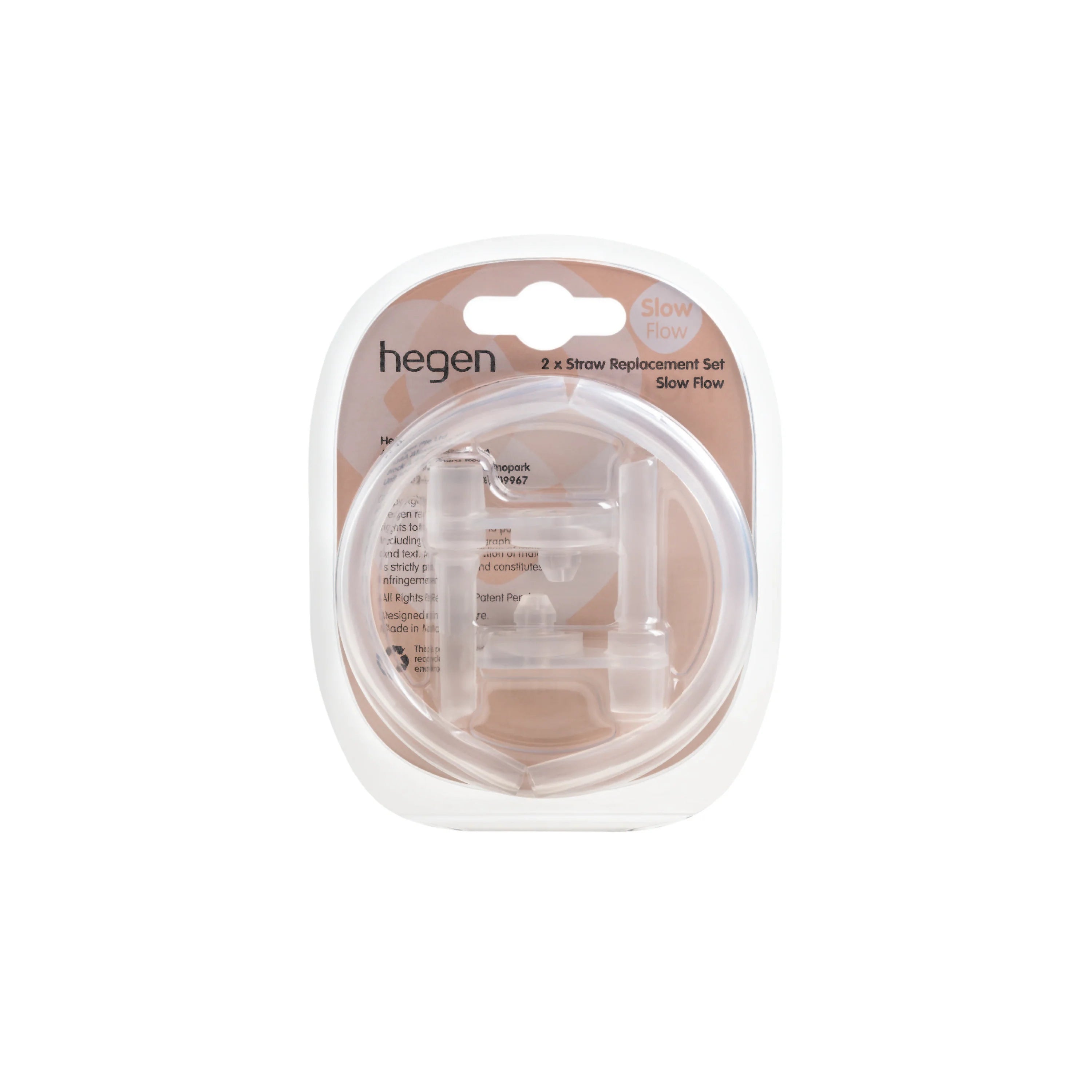 Hegen Straw Replacement Set Slow Flow (2-Pack)