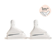 Hegen Nipple Slow Flow, 2-Pack (1 to 3 months)