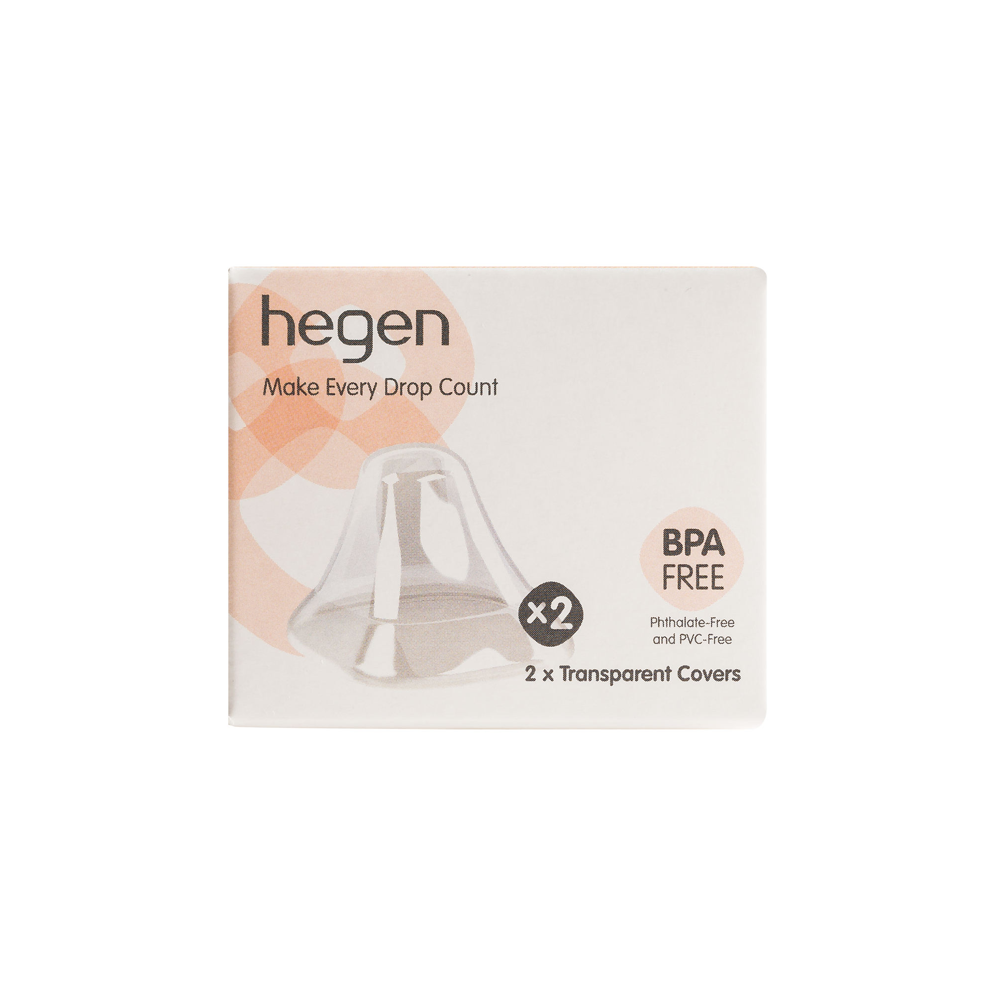 Hegen Transparent Cover, 2-Pack