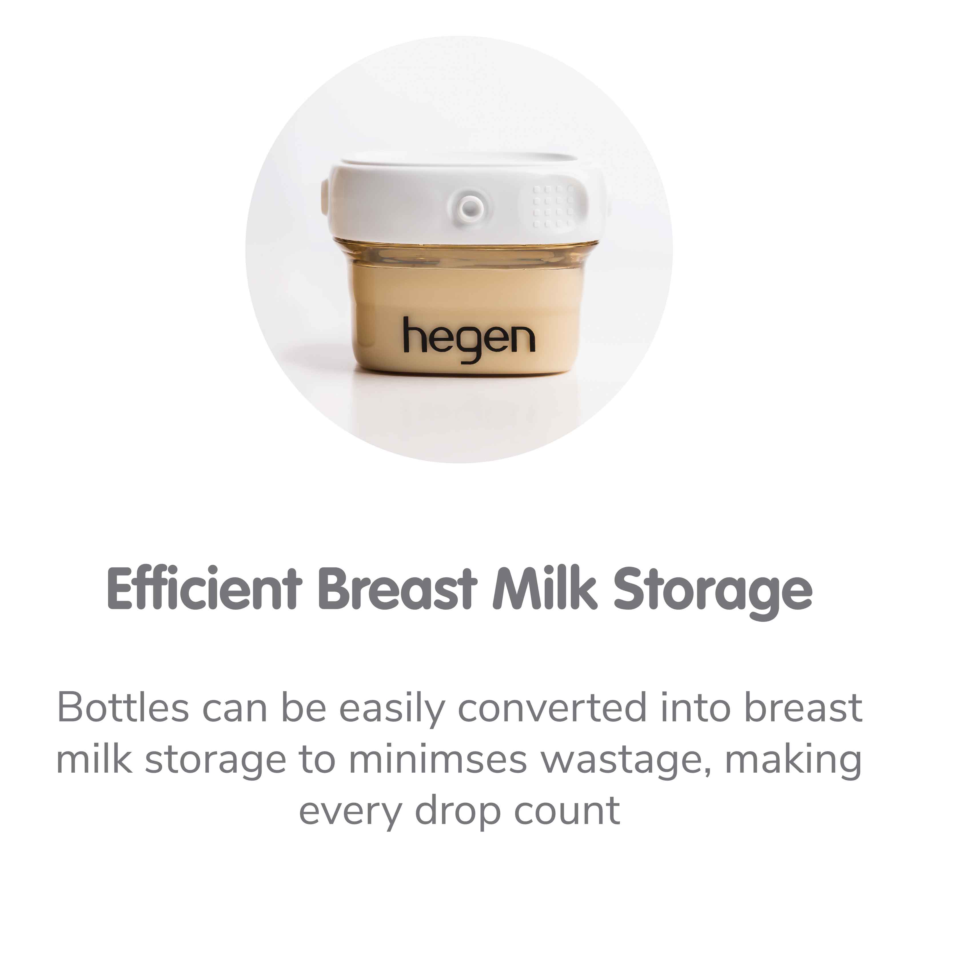 Hegen Infant Bottle Set (suitable for 3 to 6 months)