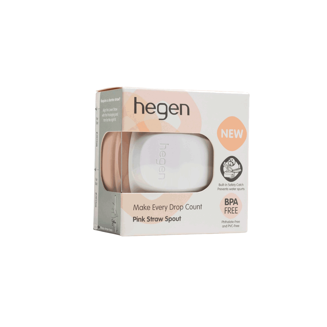 Hegen PCTO™ Straw Spout Pink