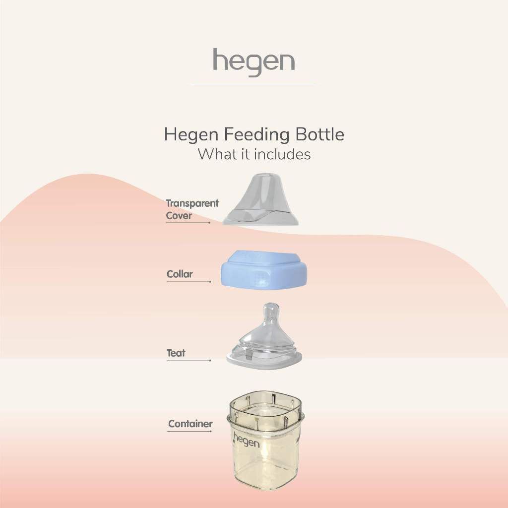 Hegen PPSU Baby Bottle - 3 to 6 Months - 240ml/8oz