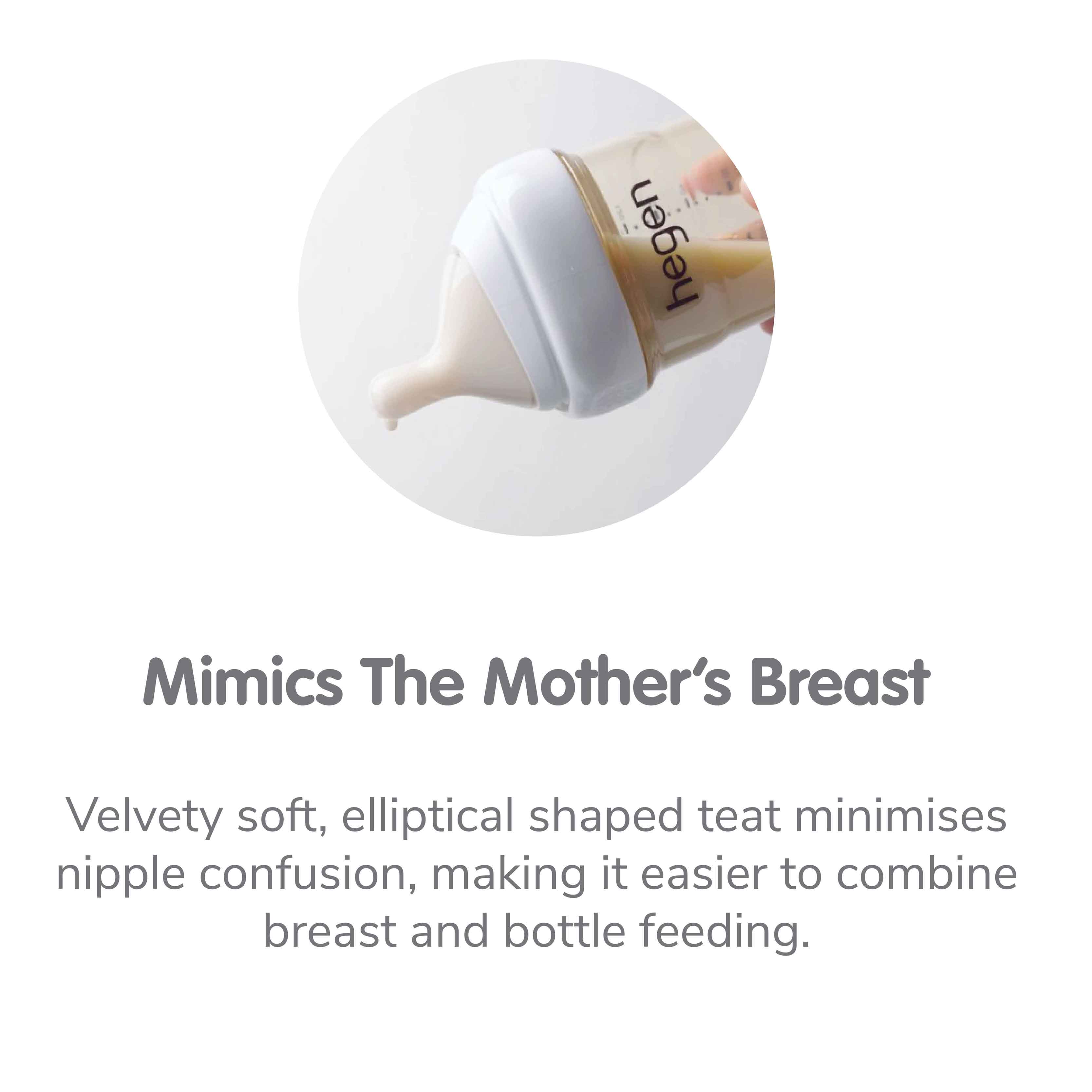 Hegen Infant Bottle Set (suitable for 3 to 6 months)
