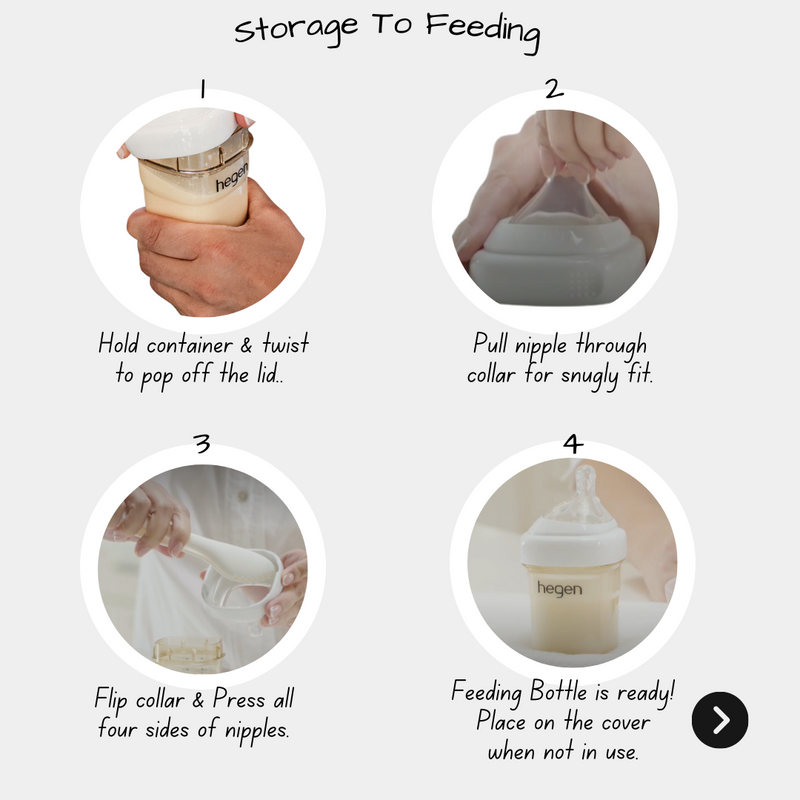 5oz Single Feeding Bottle with 5oz Storage & Bottle Brush