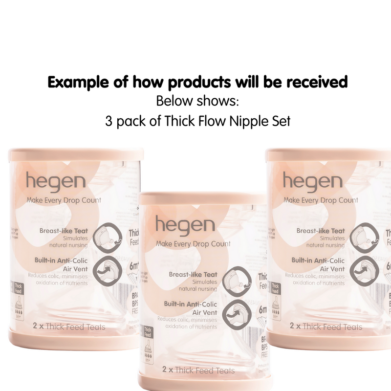 example of how 3 pack of thick flow nipple will be received
